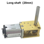 1pc Self Locking Worm Gear 1218-N20 Miniature DC Reduction Gear Motor 12V Low-speed Single Shaft Dual Shaft Motor
