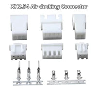 50Set/100Pcs JST XH2.54 Straight/Curved Header+Housing+Terminal Connector 2P/3/4/5/6/7-12Pin Right Angle 90°/180°Socket For PCB