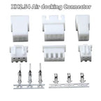 50Set/100Pcs JST XH2.54 Straight/Curved Header+Housing+Terminal Connector 2P/3/4/5/6/7-12Pin Right Angle 90°/180°Socket For PCB