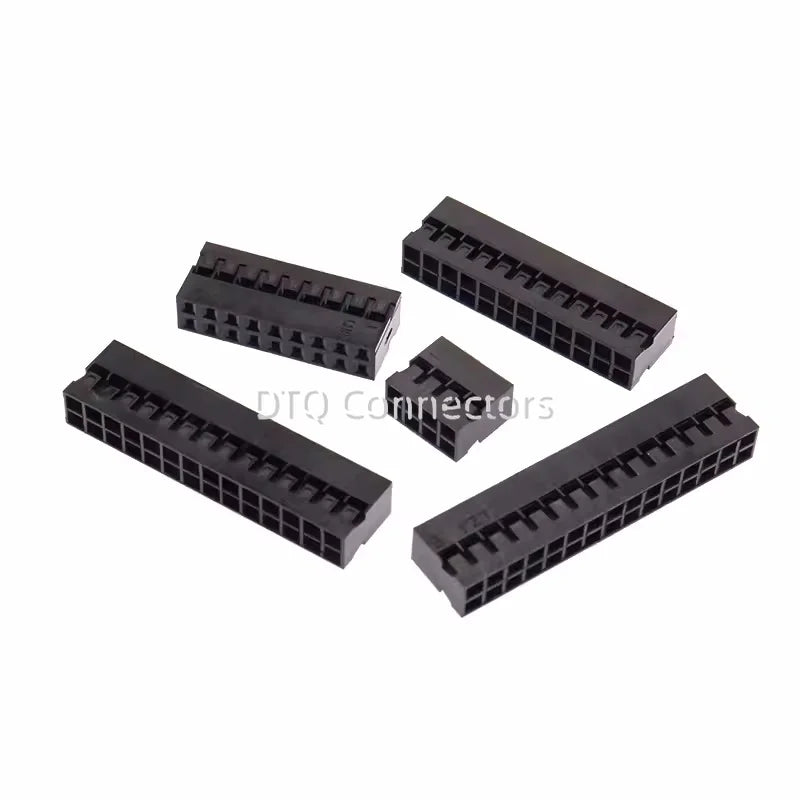 20PCS/Lot Dupont 2.0 Housing Plastic Shell 2.0mm Pitch Double Row Dupont Connector 2x2P/2x3P/2x4P/2x5P/2x6P/2x7P/2x8P