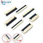 10pcs 4P 5P 6P 8P 10P 12P 14P 16P 20P 22P 24P 30P 34P 0.5mm/1mm Pitch Under Clamshell Socket FPC FFC Flat Cable Connector