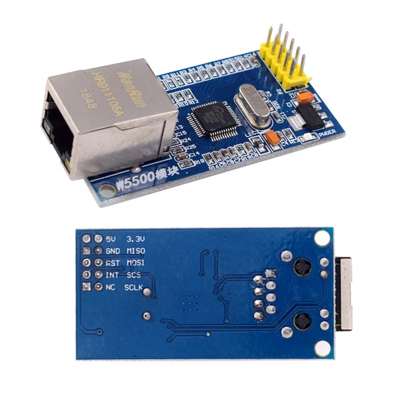 W5500 Chip New SPI to LAN/ Ethernet Converter TCP / IP 51 / STM32 microcontroller program over