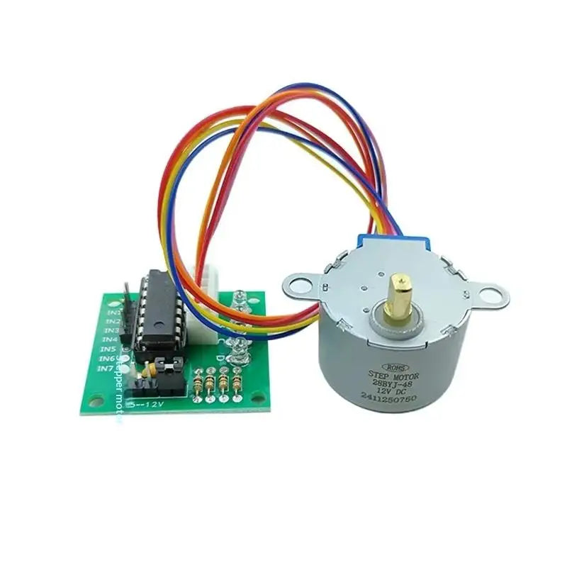 Exceptional 25cm Lead 4 Phase 28BYJ48 Stepper Motor and ULN2003 Motor Driver for DIY Arduino Projects