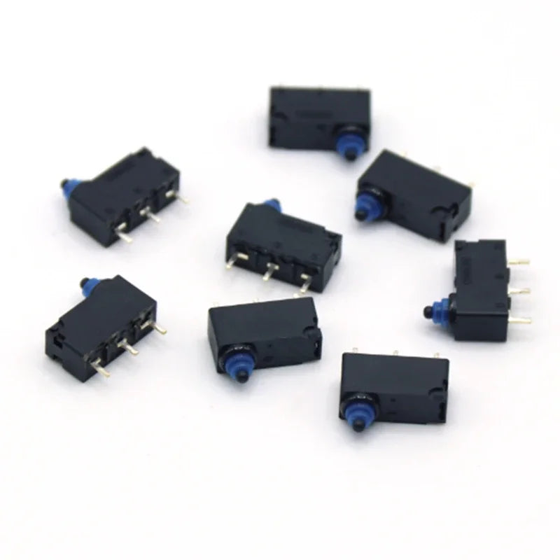 5PCS D2HW-A211D sealed waterproof dust button travel limit micro switch D2HW car door lock G303 3 feet With handle