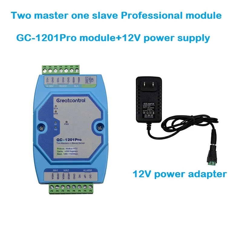GC-1201Pro two master one slave server RS485 hub Modbus RTU communication protocol