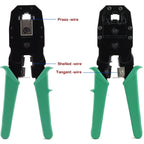 RJ45 Crimper RJ11 RJ45 Crimping Tool Ethernet Network LAN Cable Crimper Cutter Stripper Plier for 6P 8P RJ11 RJ12 RJ45