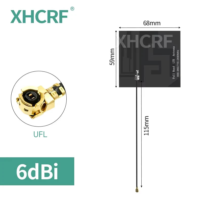 5pcs 4G Embedded Antenna for Communication LTE FPC Antenna UFL High Gain Omnidirectional Antena for Module Motherboard