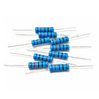 100PCS 5W Metal Film Resistor Kit 1% Precision Fixed Resistor 0.1Ω-1MΩ Assorted Values