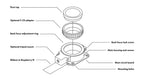 Original Raspberry Pi High Quality Camera, 12.3MP IMX477 Sensor, High Sensitivity, Supports C-Mount and CS-Mount Lenses