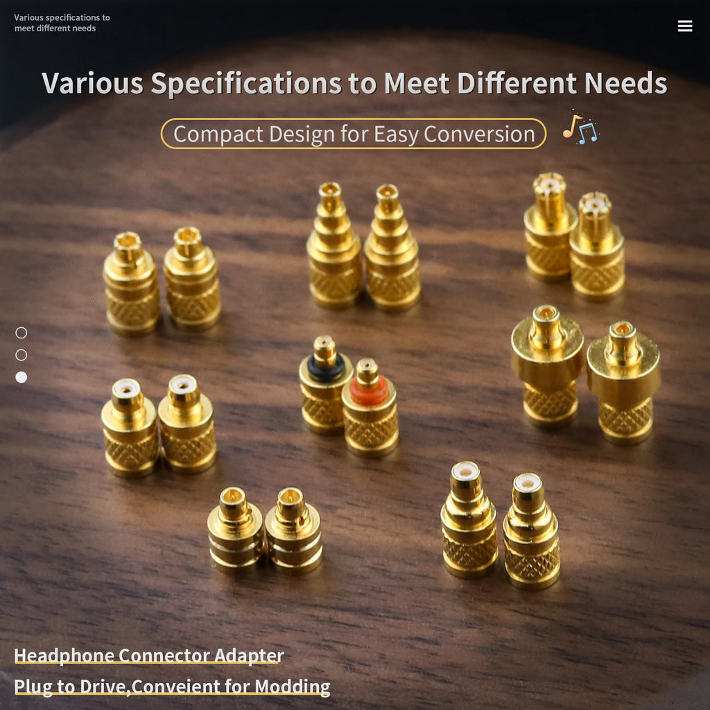 OKCSC HIFI Earphone Connecter for MMCX Female to IE900 Male Adapter for SENNHEISER IE200/IE300/IE600/IE900/AKG N5005/N30/N40