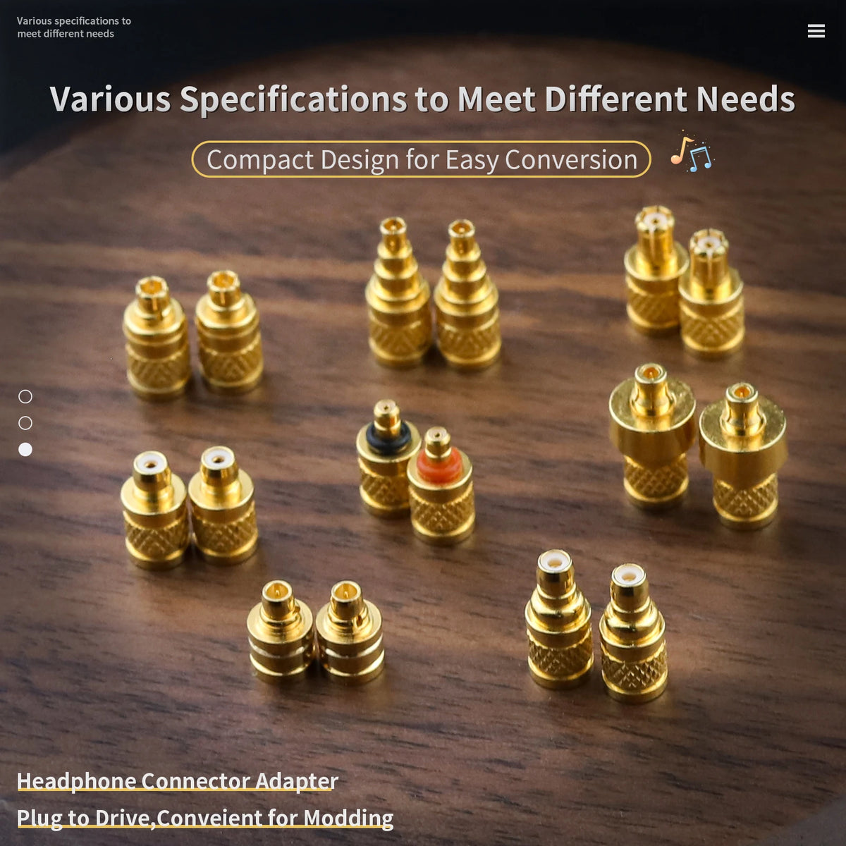 OKCSC Pentaconn EAR Male to MMCX Female Adapter Earphone Connecter for Acoustune HS1650CU/HS1655CU/1670SS/HS1695Ti/1697Ti/ARS153