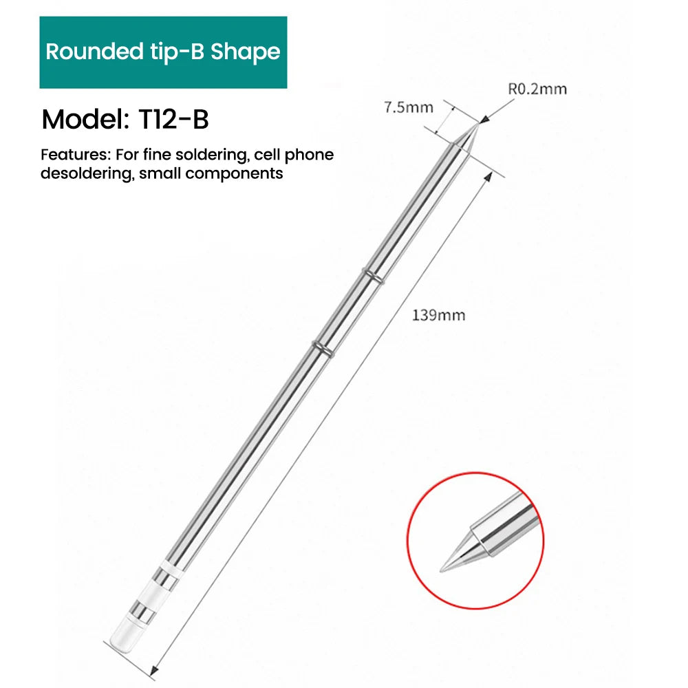 T12 Soldering Solder Iron Tips T12 Series Replace Soldering Iron Tips For Hakko fx951 DIY Soldering Station Kits