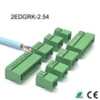 2.54mm 2EDGRK 15EDGKP 2P/3P/4P/5P/6P/8P/12P-16PIN Female Male Solderless Docking Type PCB Plug Wire Terminal Block Connector