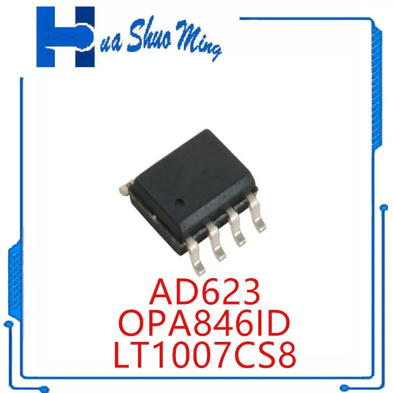 20PCS/LOT   LT1007CS8 LT1007  AD623 AD623BR AD623BRZ OPA846ID OPA846 846 SOP8