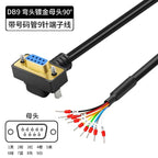 Industrial DB9 DB15 with Terminal Number Connector 9/15 Pin Male Female Single Head Cable Tube Grade Serial Port Connection Line