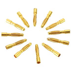 1-10pcs 2.0mm 3.0mm 3.5mm 4.0mm 5.0mm 5.5mm 6mm 6.5mm 8mm Gold-plated Bullet Plug High Current Banana Connector for RC Lipo
