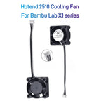 Bamboo Lab X1 P1 Hotend Cooling Fan with Cable for 3D Printer Rapid Accessories Heater Thermistor Compatible with X1C P1S P1P Mo