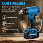 New 540℃ Electric Heat Gun Cordless Handheld Hot Air Gun 3 Nozzles Industrial Home Hair Dryer Machine for Makita 18V Battery