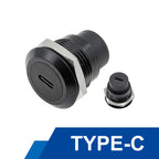 1Pcs Metal Round Socket Module D Type RJ45 Straight Through Network USB2.0 USB3.0 Connector Panel Mounting HDMI CAT6