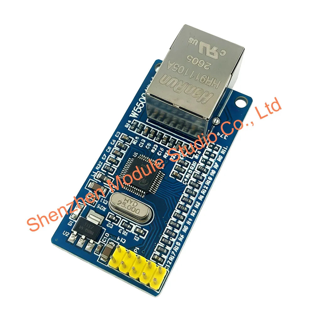 W5500 Ethernet Shield LAN Network Module Support TCP/IP 51/ STM32 Microcontroller Program With 32k Bytes SPI 3.3V/5V Over W5100