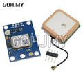 Free Shipping 10pcs GY-NEO6MV2 NEO-6M GPS Module 3V-5V NEO6MV2 with Flight Control EEPROM MWC APM2.5 large antenna for arduino