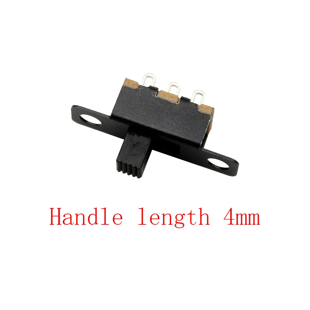 20Pcs SPDT 1P2T Slide Switch Mini Toggle Switch 2 Position 3 Pin On-Off DIP for DIY Power Electronic Projects PCB DC 50V 0.5A
