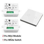 Diese 86 Switch Panel ON/OFF Touch Switch Wireless Light Switch 433Mhz Remote Control ,AC 85V~240V 10A Interruptor for Lighting