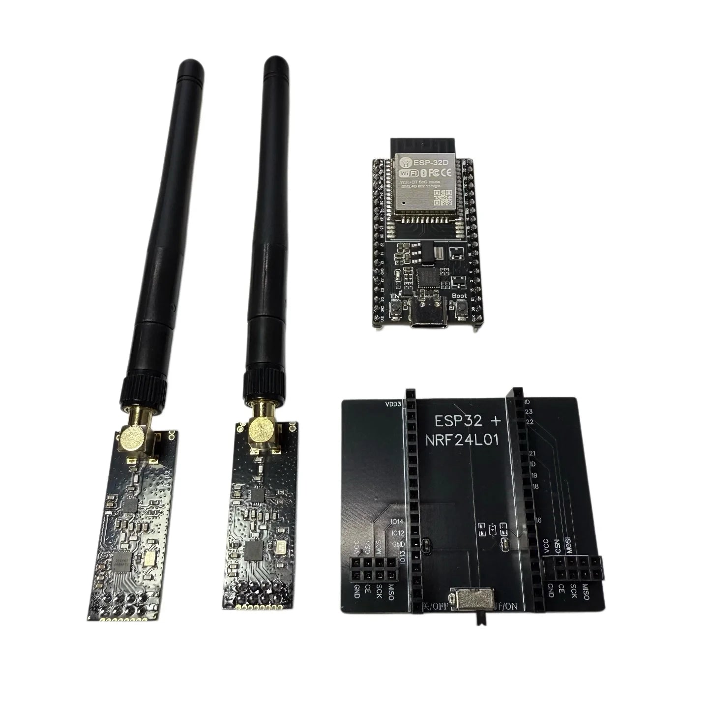 New ESP32 DevKitC Development Board NRF24L01(E01-ML01DP5) 2.4GHz Wireless Module, supports Bluetooth for IoT Projects