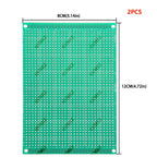 Single Sided 4x6cm 3x7cm Green PCB Prototype Board Universal Through Hole Perfboard for DIY Electronic Projects 2x8cm