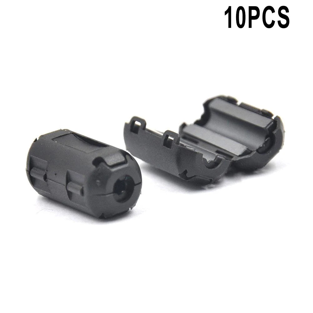10Pcs TDK Ferrite Core Choke Clip Noise Suppressor Filter Ring Cable Clamp RFI EMI For Audio/Video Cables Power Cord