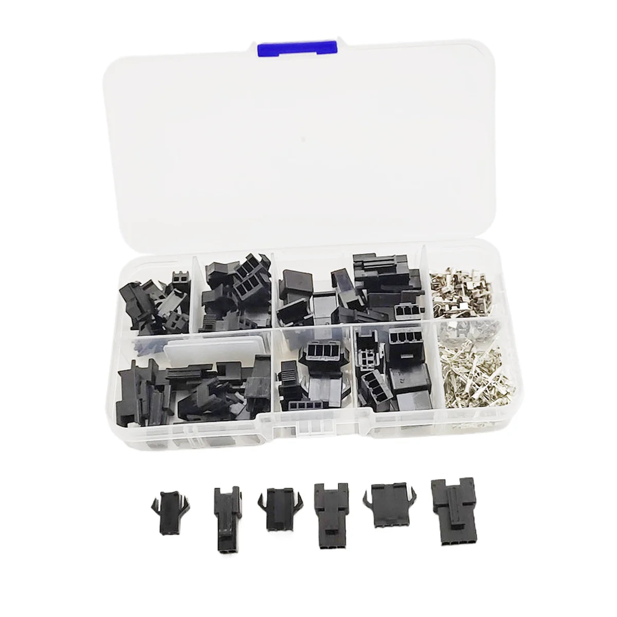 1Box JST/ZH/PH/XH/MX 2.54mm 2.0mm 1.5mm 1.25mm Male and Female Docking Housing Crimp Terminal Connector Kit