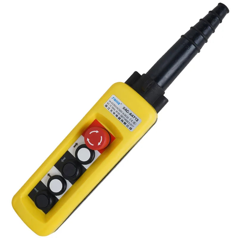 2/4/6/8 Pushbuttons Double Speed/Single speed Hoist Crane Pendant Control Stations With Emergency Stop For circuits XAC-A271