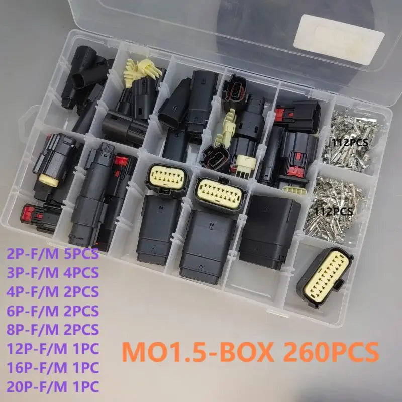Molex 2 3 4 6 8 12 16 20 Pin Car Waterproof Connector Tail Lamp Headlight Light Socket Plug 33471-0301 For Ford BUICK Chevrolet