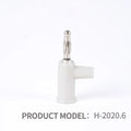 20Pcs 4MM Banana Plug Lantern Head Gun-Type Re-Insertable Test Audio Plug Welding-Free Side Screw Wiring