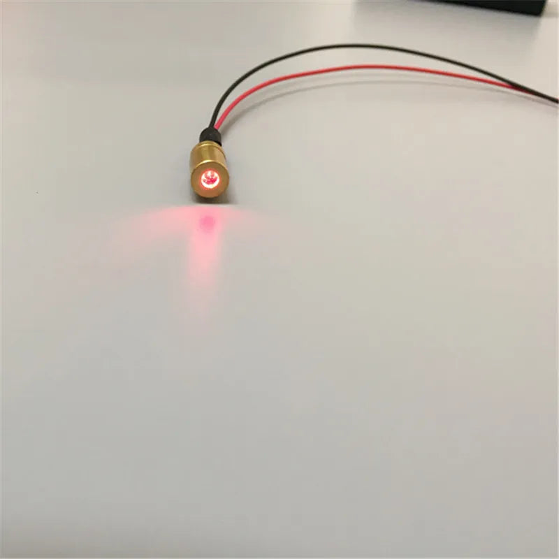 D6x10mm 650nm Red Dot Laser 1mw 5mw 10mw 50mw Laser Module Industrial Grade APC Driver for Stone Woodwork Cutting Alignment