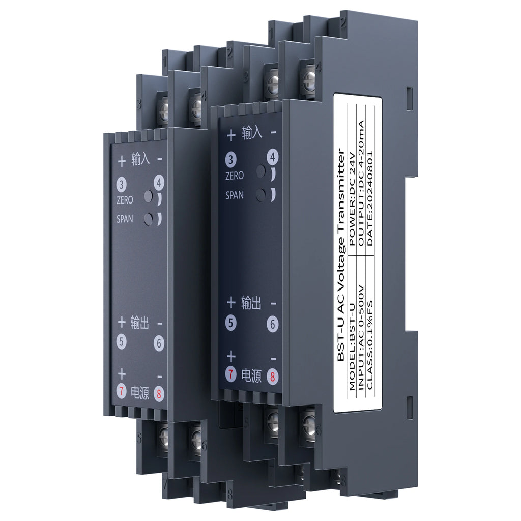 AC DC Current Transmitter 4-20mA 0-10V Current Transducer 0-1A 0-2A 0-5A 0-10A 4-20mA Current Sensor RS485 Current Transmitter