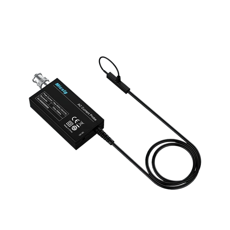 Rogowski Coil High-frequency Flexible AC Current Probe 30M Bandwidth 300A 600A
