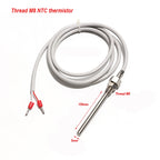 1PC Probe 5x150mm NTC 10K/20K/50K/100K Thermistor Thread M8 Temperature Sensor Waterproof Thermocouple Multi-strand Wire 1-3M