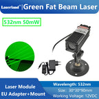 650nm 520nm Red Green Dot Fat Beam Laser Diode Module for Stage Escape Room Wine Base Bar KTV Use