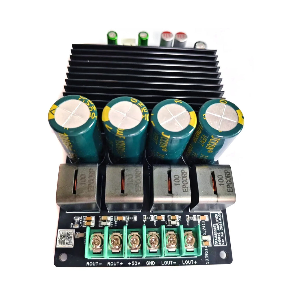 DC18-53.5V TPA3255 BTL Audiophile HIFI Digital Audio Amplifier Board 315W+315W High Power 2.0 Dual Channel Stereo BTL Module