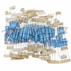 1/8W 1/4W 1/2W 1W 2W 3W Resistance 1% Metal Film Resistor Assortment Kit Set 1 10 100 K ohm  DIY Resistor Pack 0.125W 0.25W 0.5W