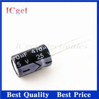 10PCS 470UF 35V 16V/25V/35V/50V/63V/100V 470UF Aluminum electrolytic capacitor