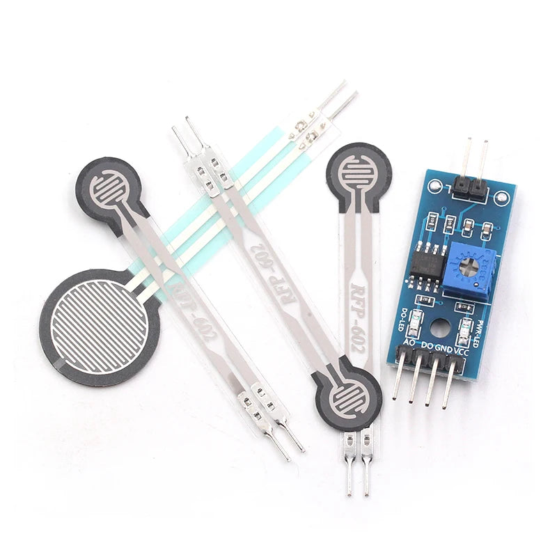FSR402 Resistive Film Pressure Sensor Force Sensitive Resistor Thin Film RFP602 Weighing Sensor Module