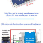 1/3/5Pcs MAX3232 RS232 to TTL Serial Port Converter Module DB9 Connector MAX232 For Arduino Javino