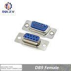 DB15 DB25 DB9 DB37 Parallel Serial Port Fmale/Male Solder Connector+Plastic Assemble Shell Cover 37 9 15PIN VGA Adapter