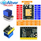 CNC Shield V3 GRBL Controller Kit for Arduino UNO with A4988 DRV8825 TMC2209 V2.0 Stepper Drivers and Limit Switches