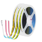 12V 24V Black PCB COB LED Strip Light 3000K 4000K 6000K 320LED/m High Density Lighting for Kitchen Cabinets Flex Tape RA90 IP30