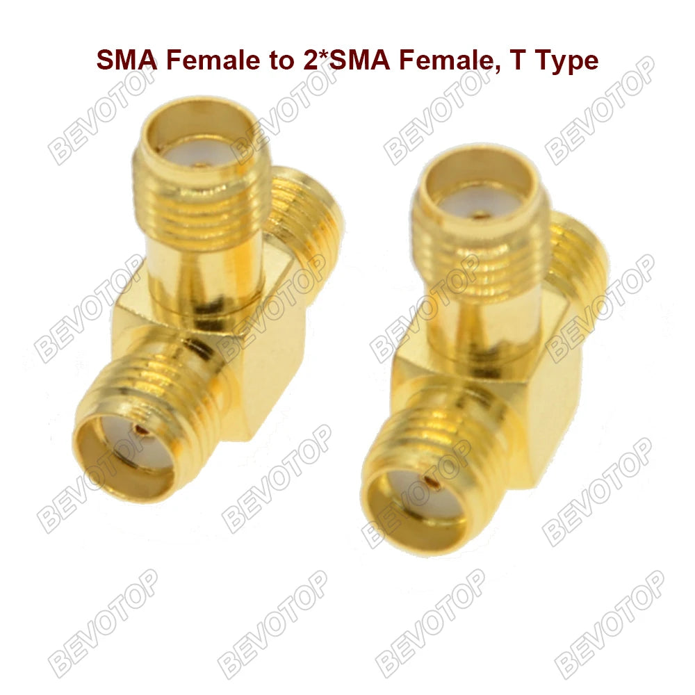 2 PCS/lot SMA / RP-SMA Female to Female jack For Raido Antenna SMA to SMA RF Coaxial Adapter Connector High Quality
