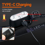 Mini Rechargeable Sensor Headlamp with Powerful COB LED USB Head Flashlight for Fishing Camping - Front Lantern Torch Headlights