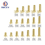 SMA Male Female Straight Connector 90 Degree Solder Edge PCB Straight Right angle Mount RF Copper Plug Socket